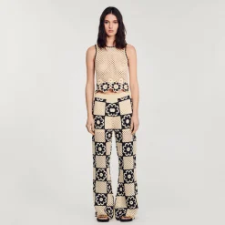Top In Maglia Crochet