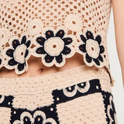 Top In Maglia Crochet