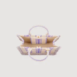 Tote Bag Kasbah In Tessuto A Righe