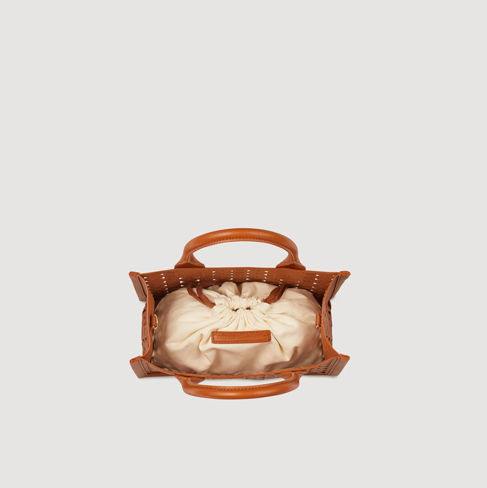 Tote Bag Piccola Kasbah Pelle Perforata