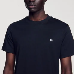 T-shirt Con Applicazione Square Cross
