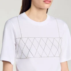 T-shirt Corta Glitterata