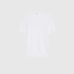 T-shirt In Lino Certificato
