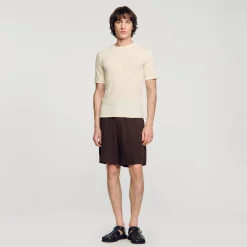 T-shirt In Maglia Bouclé