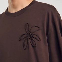 T-shirt Oversize Con Fiore