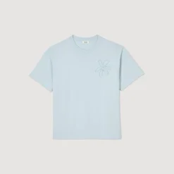 T-shirt Oversize Con Fiore