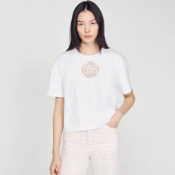 T-shirt Rosa Strass